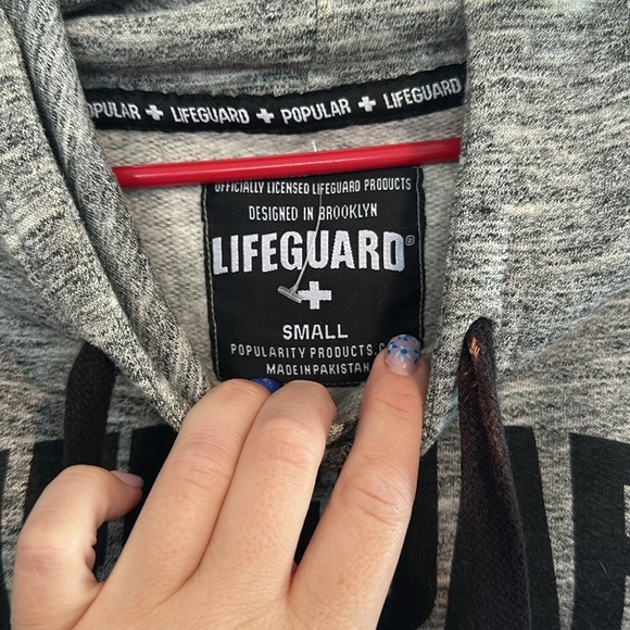 Lifeguard grey hoodie size small - Picture 3 of 4